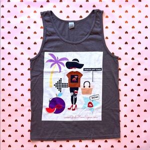 Tank Top Girl From Space Print